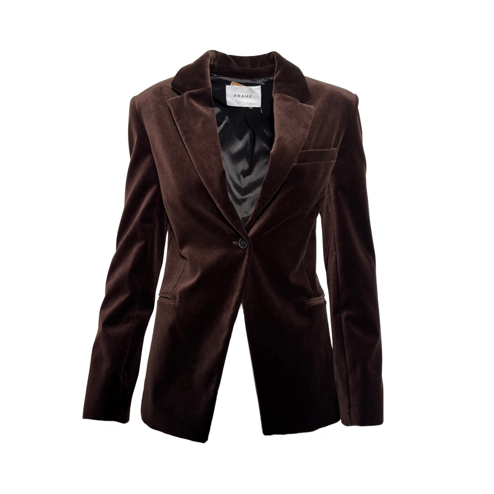 
                  
                    Frame Velvet Blazer
                  
                