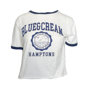 
                  
                    Blue and Cream Tee
                  
                